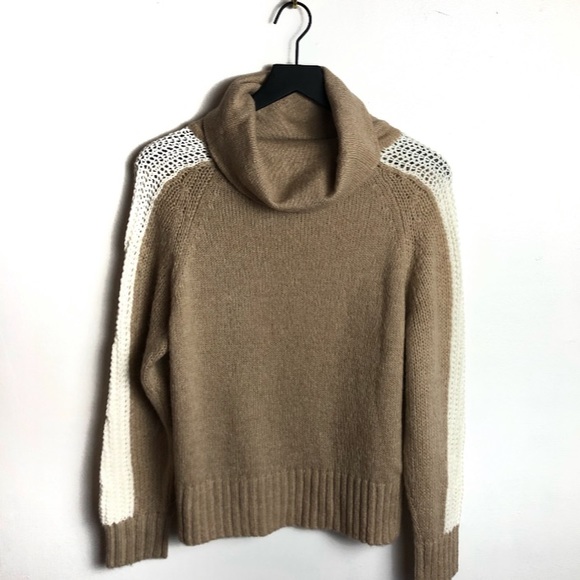 Sundance Sweaters - SUNDANCE women’s cream and white alpaca sweater